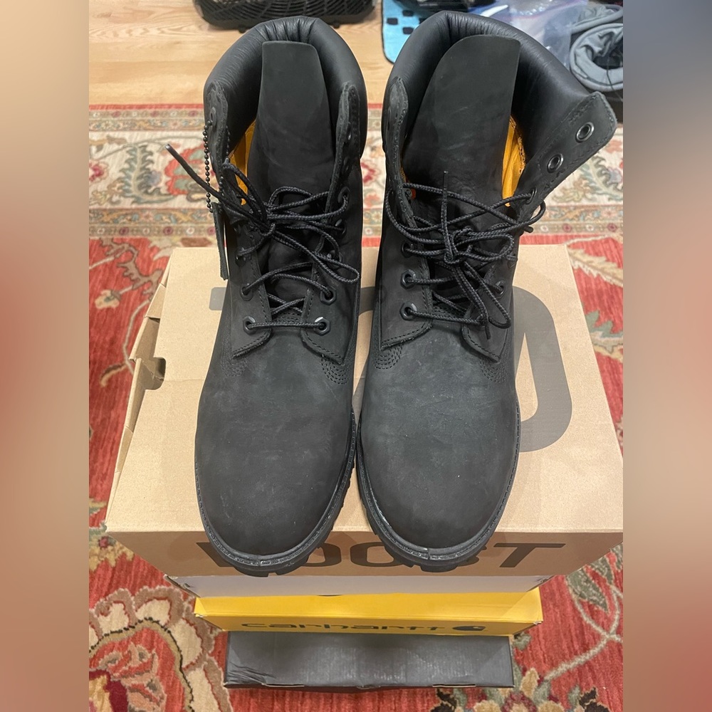 Black Timberlands Boots